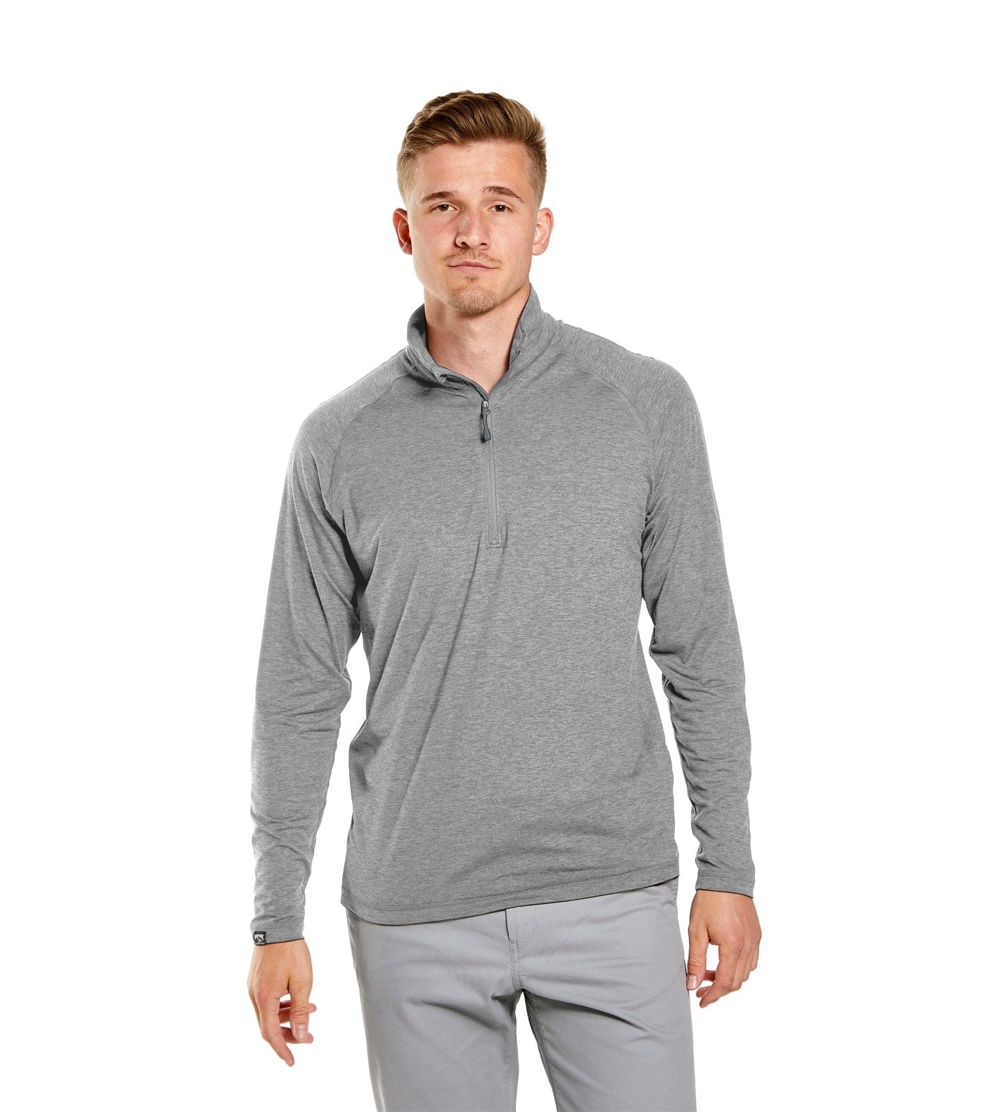 Men's Sueded Comfort 1/4 Zip - Image 4